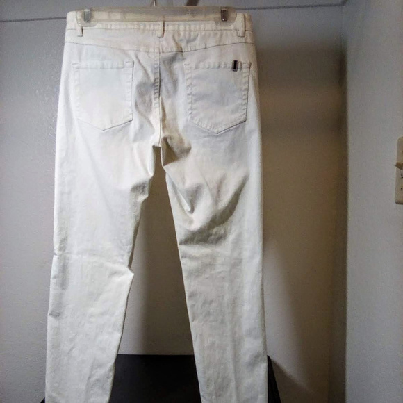 LOVE MANGO BASIC Jeans -White-SZ 4 - Picture 4 of 9